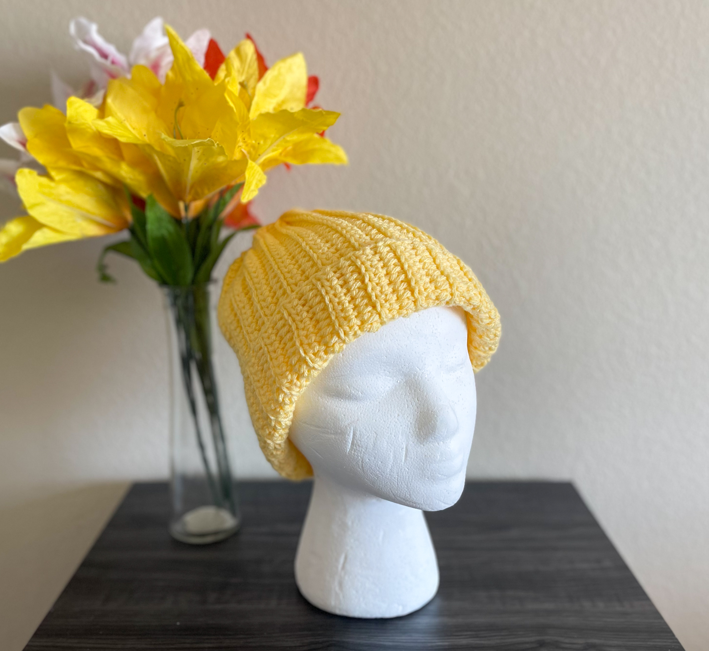 Ribbed Beanie - Butterscotch